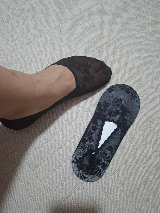 جوراب پاپوش گیپور زنانه