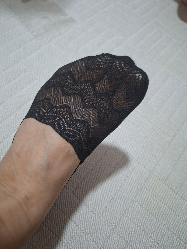 جوراب پاپوش گیپور زنانه